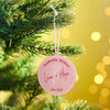 Oakdene Designs Christmas Decorations Personalised Birth Flower Christmas Bauble