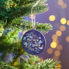 Oakdene Designs Christmas Decorations Personalised Couples Art Deco Style Christmas Bauble