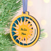 Oakdene Designs Christmas Decorations Personalised Couples Celestial Tree Decoration