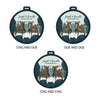 Oakdene Designs Christmas Decorations Personalised Couples Deer Layered Christmas Decoration
