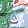 Oakdene Designs Christmas Decorations Personalised Couples Deer Snow Globe Decoration