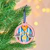 Oakdene Designs Christmas Decorations Personalised Couples 'Mine' Seagull Christmas Tree Decoration