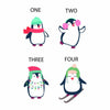 Oakdene Designs Christmas Decorations Personalised Cute Penguin Christmas Hanging Decoration
