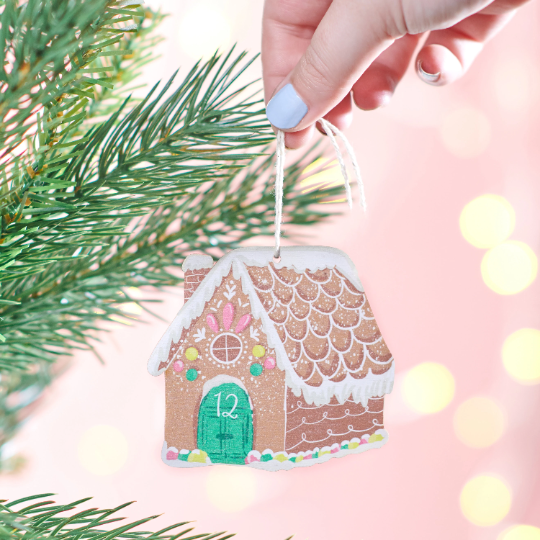 Oakdene Designs Christmas Decorations Personalised Family Gingerbread Cottage Decoration