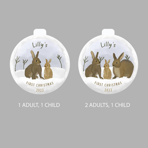 Oakdene Designs Christmas Decorations Personalised First Christmas Layered Decoration
