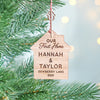 Oakdene Designs Christmas Decorations Personalised First Home Wooden Key Christmas Decoration