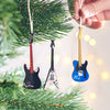 Oakdene Designs Christmas Decorations Personalised Guitar Christmas Decoration