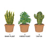Oakdene Designs Christmas Decorations Personalised House Plant Decoration