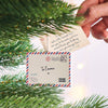 Oakdene Designs Christmas Decorations Personalised Love Letter Hanging Christmas Decoration