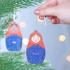 Oakdene Designs Christmas Decorations Personalised Russian Doll Decoration