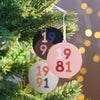 Oakdene Designs Christmas Decorations Personalised Significant Year Christmas Bauble