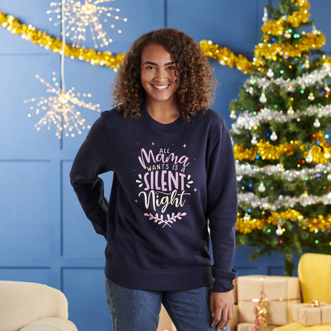 Oakdene Designs Christmas Jumper Organic Cotton All Mama Wants Christmas Jumper