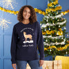 Oakdene Designs Christmas Jumper Personalised Cotton Deer Family Adult Christmas Jumper