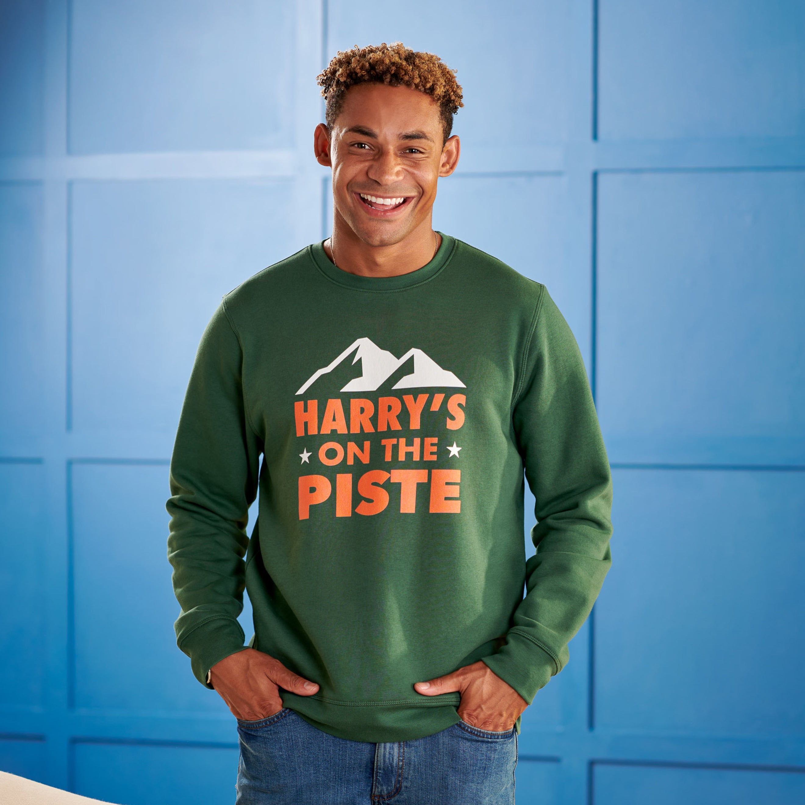 Oakdene Designs Christmas Jumper Personalised 'On The Piste' Christmas Jumper