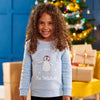 Oakdene Designs Christmas Jumper Personalised Penguin Family Child Christmas Jumper