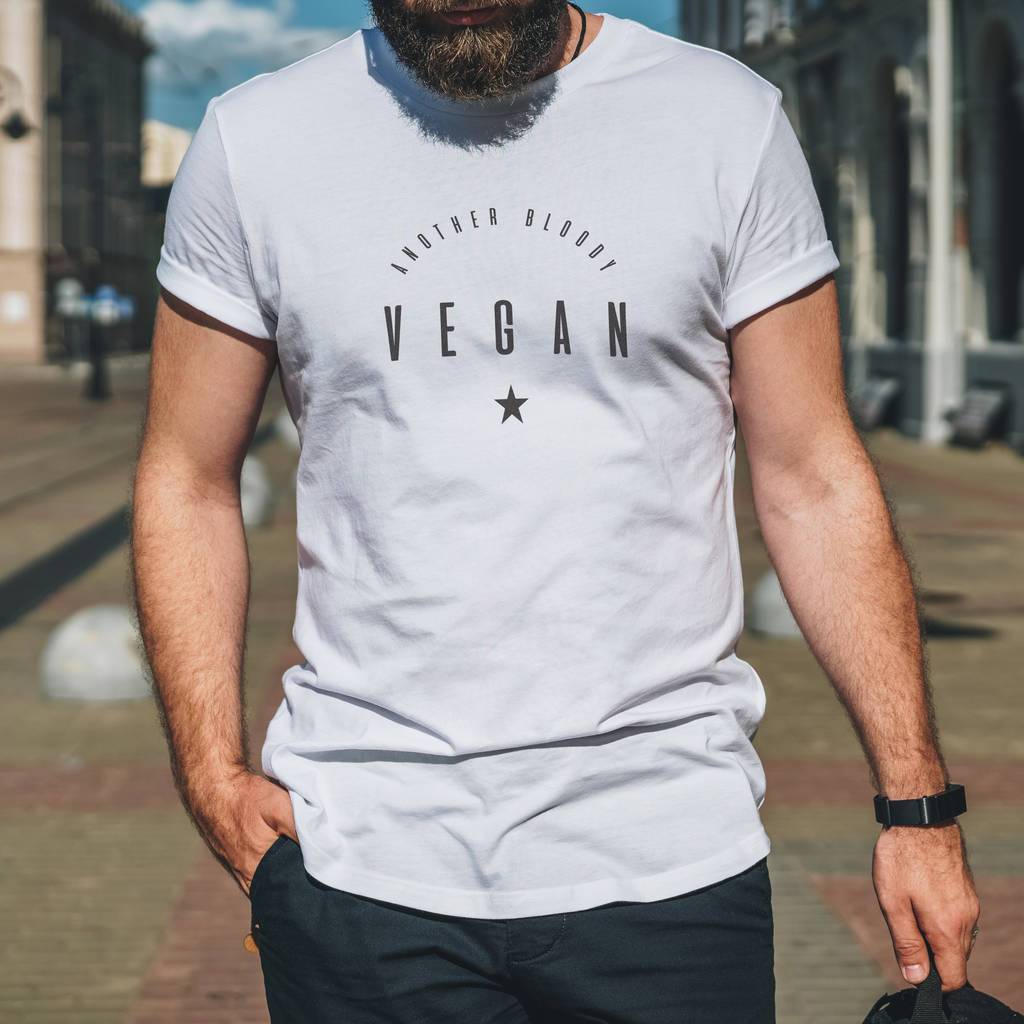Oakdene Designs Clothing Men's 'Another Bloody Vegan' Funny T Shirt