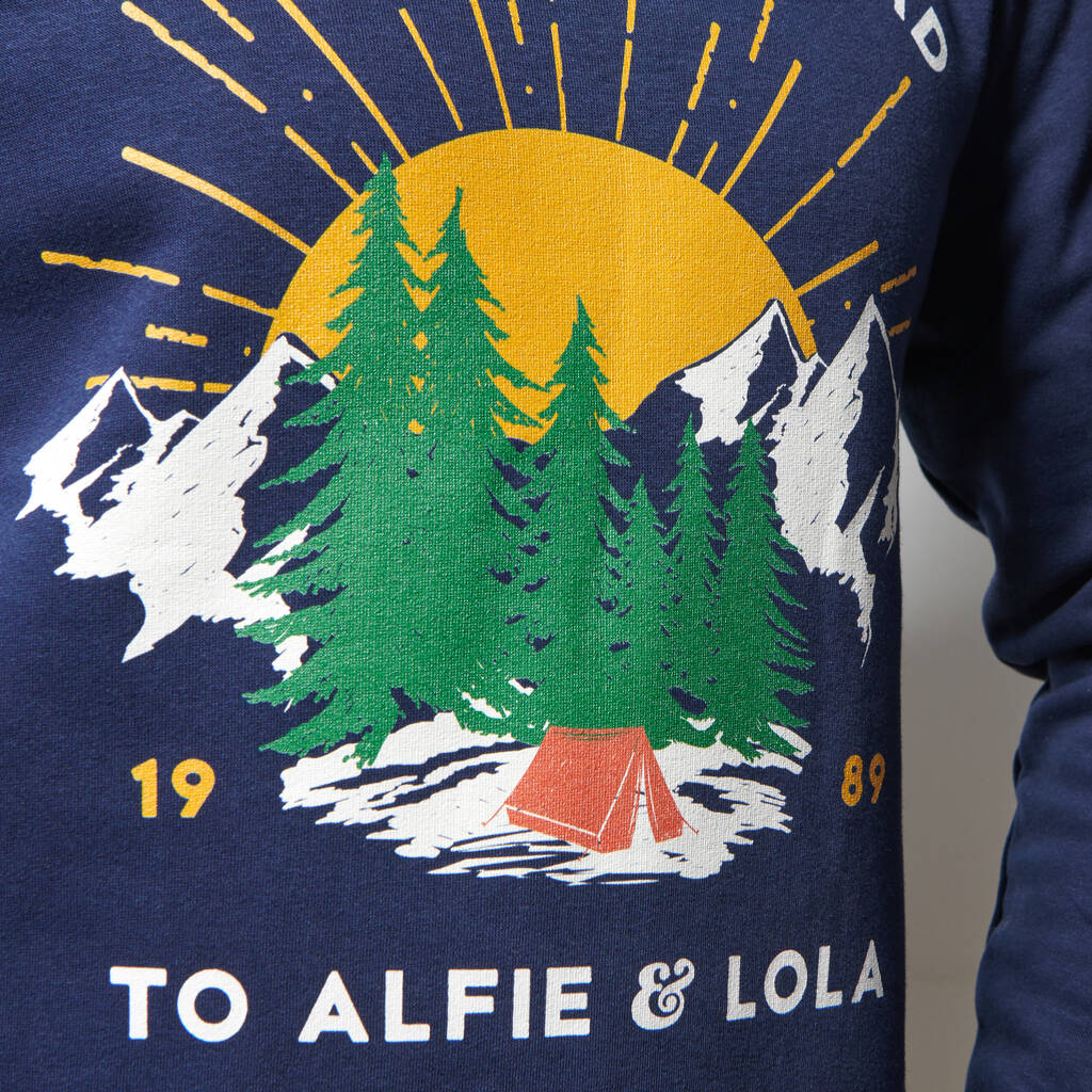 Oakdene Designs Clothing Personalised Adventure Dad Jumper