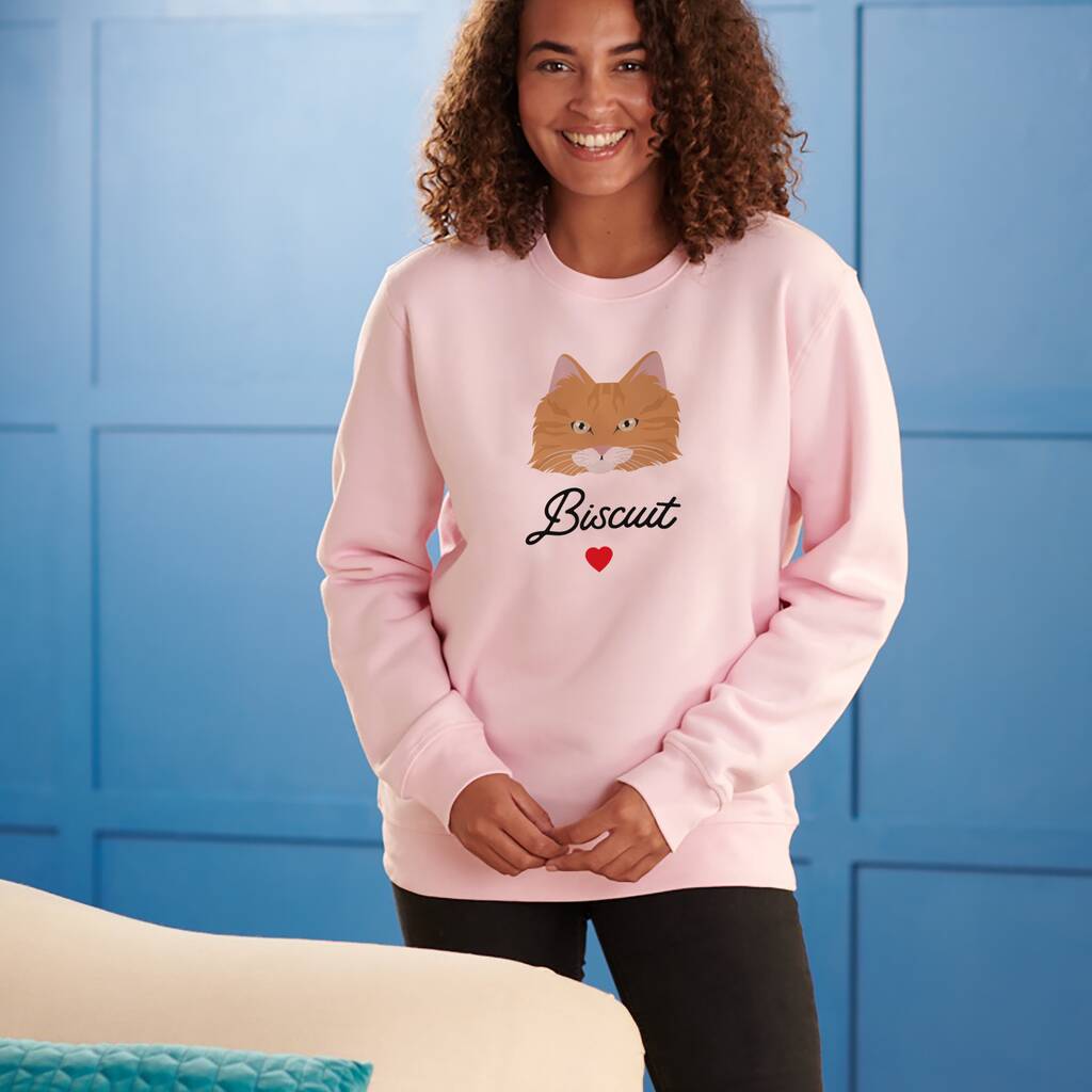 Oakdene Designs Clothing Personalised Cat Breed Jumper