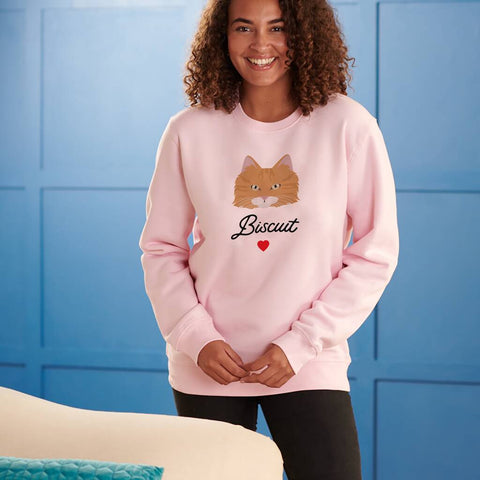 Oakdene Designs Clothing Personalised Cat Breed Jumper