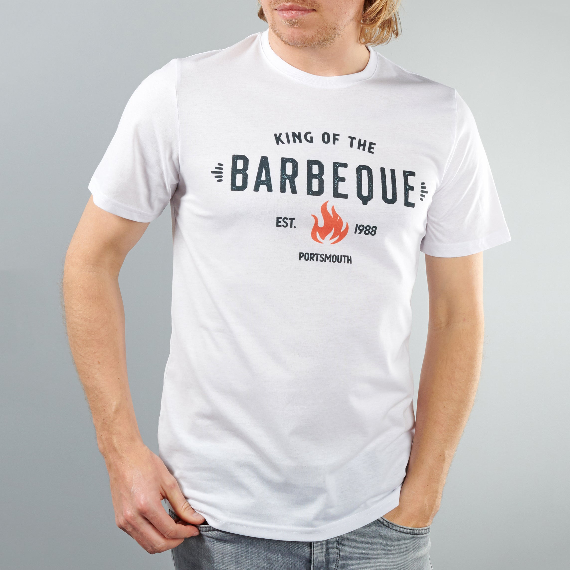 Oakdene Designs Clothing Personalised King Of The Barbeque T-Shirt
