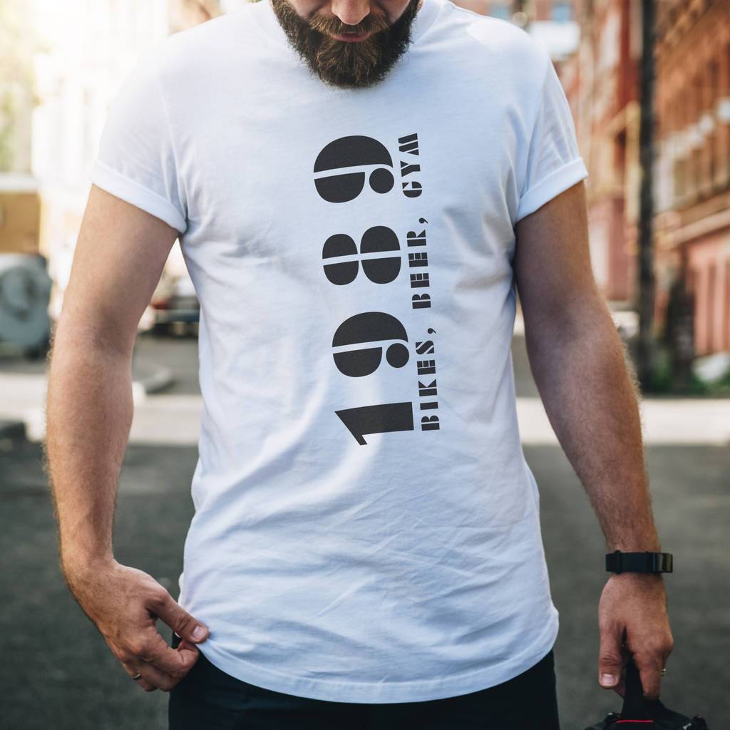 Personalised Men's Year Shirt | oakdenedesigns.com