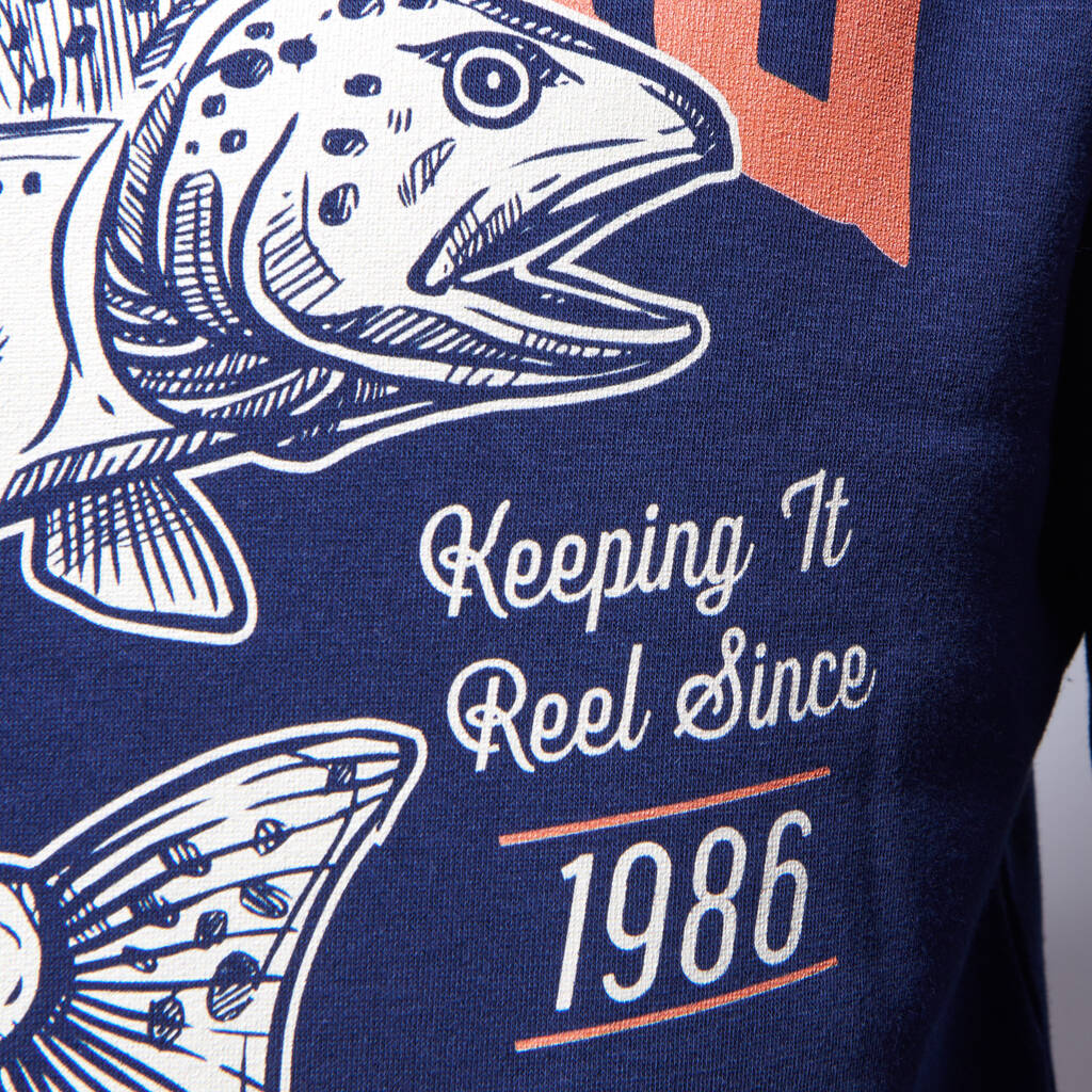 Oakdene Designs Clothing Personalised 'Most Happiest When Fishing' Jumper