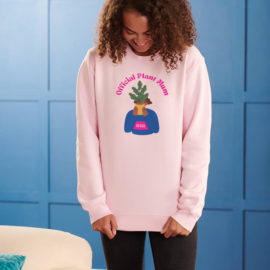 Oakdene Designs Clothing Personalised Official Plant Mum Jumper