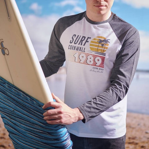 Oakdene Designs Clothing Personalised Your Surfing Holiday Long Sleeved Tee