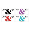 Oakdene Designs Coasters Personalised Ampersand Couples Coasters