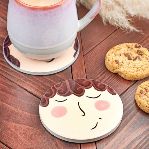 Oakdene Designs Coasters Personalised Mum And Child Coaster Set