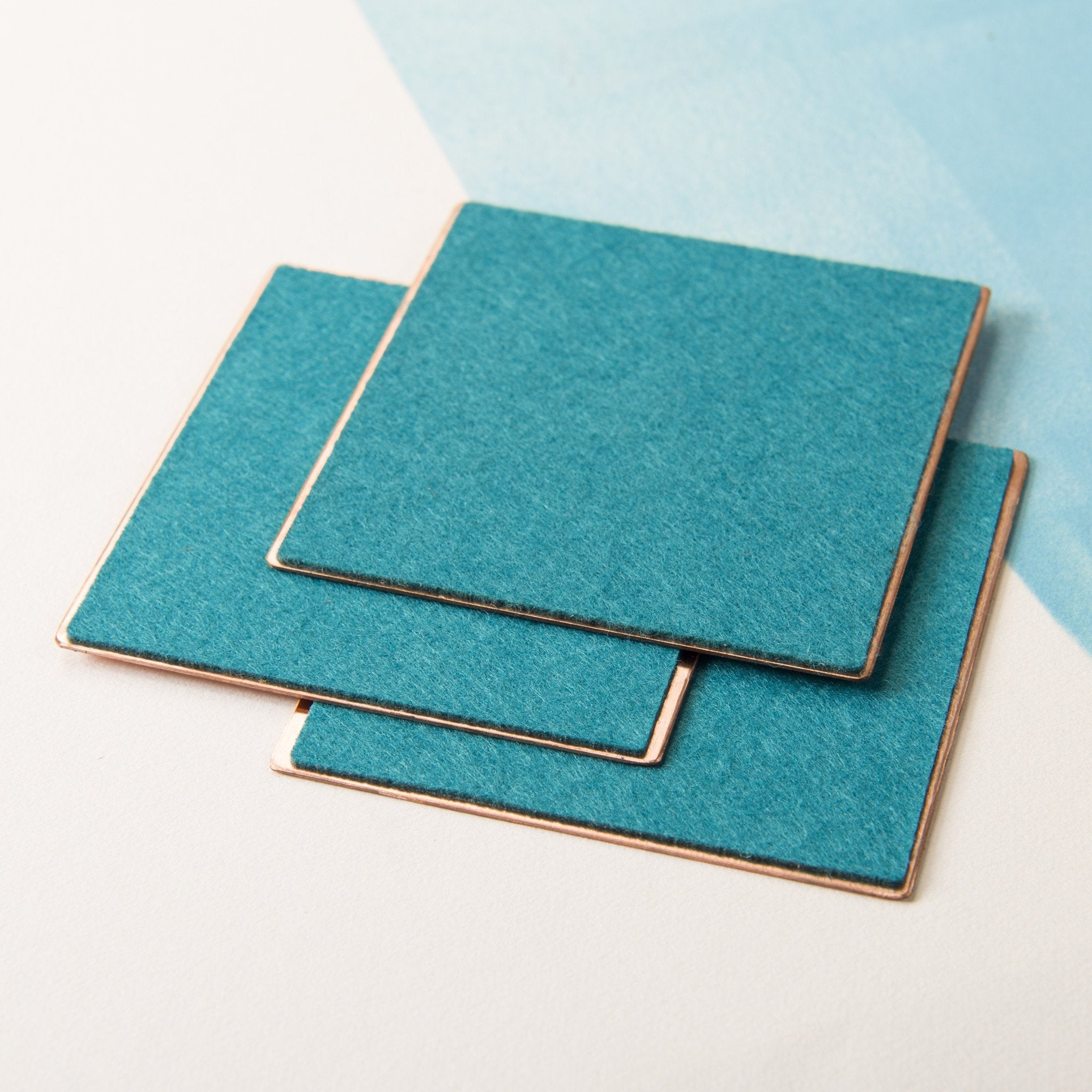 Personalised Solid Copper Monogram Coaster - Oakdene Designs - 2