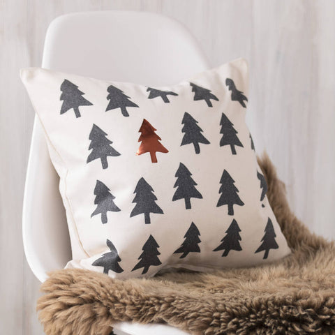 Oakdene Designs Cushions Copper Tree Cushion