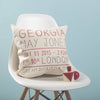 Oakdene Designs Cushions Personalised Baby Details Cushion