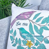 Oakdene Designs Cushions Personalised Love Birds Cushion