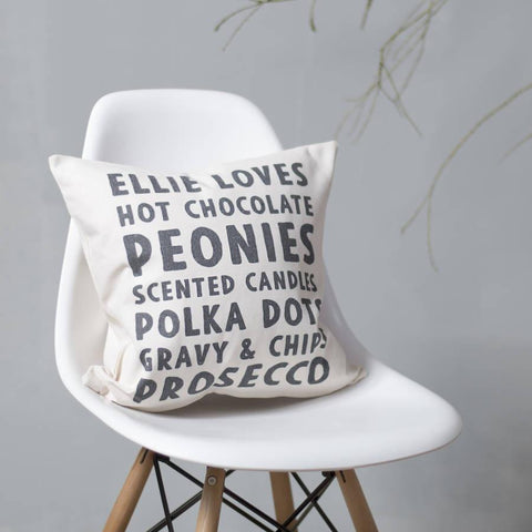 Personalised Loves Cushion - Oakdene Designs