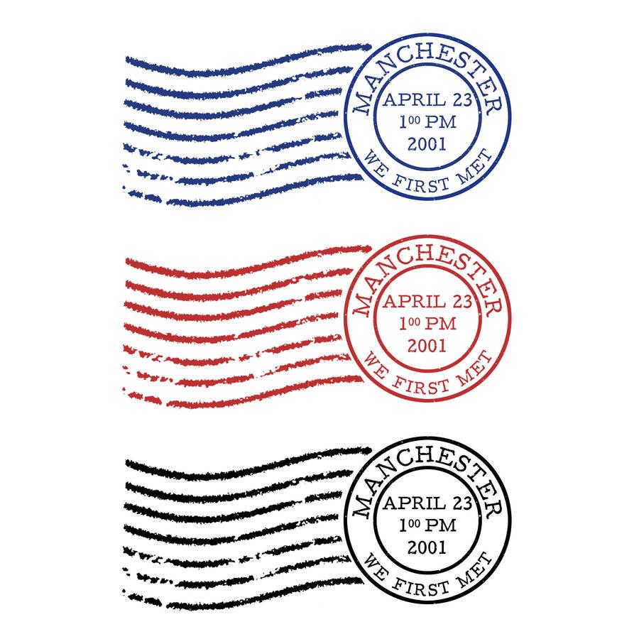 Personalised Postage Stamp Cushion - Oakdene Designs - 4