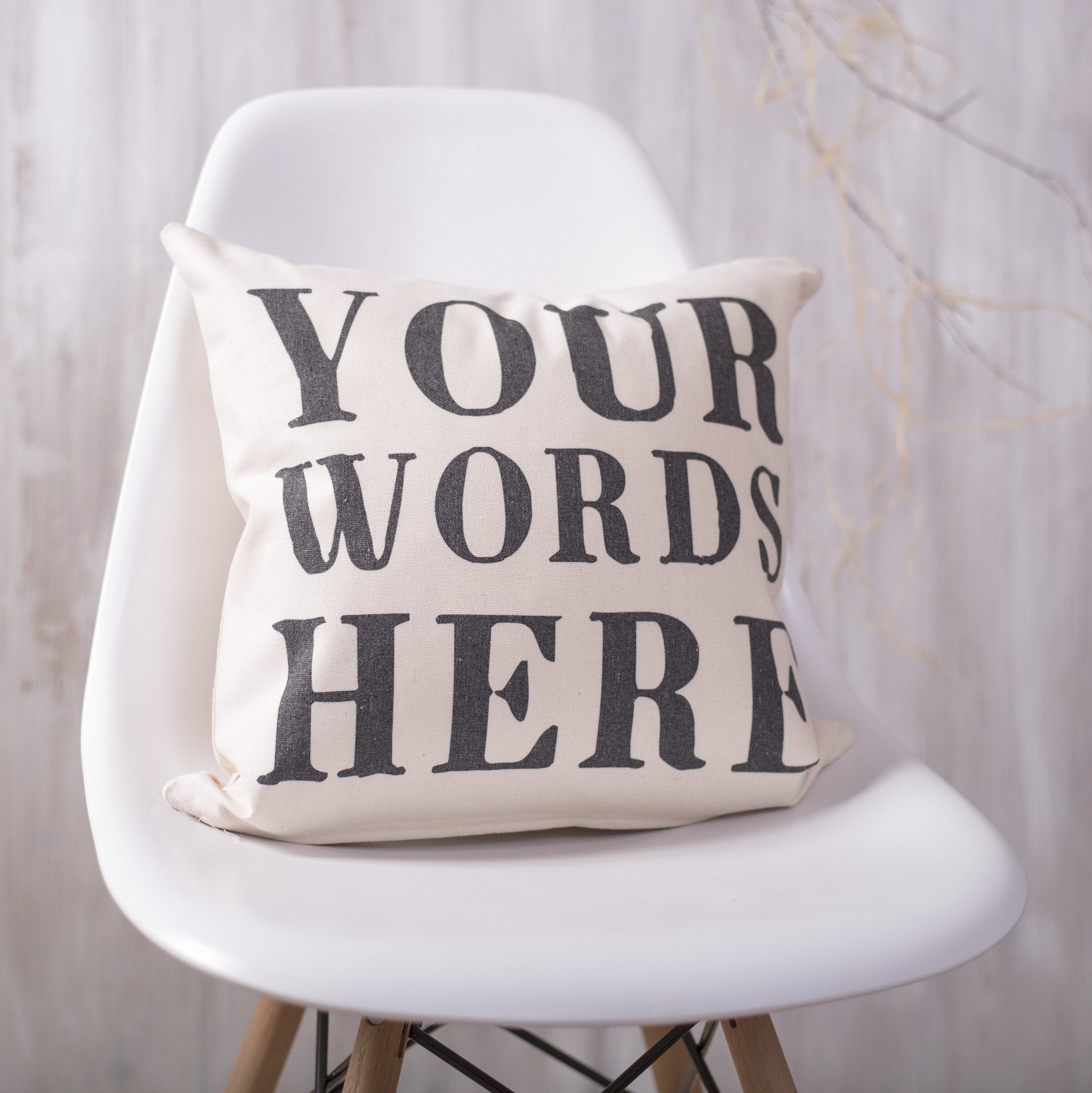 Personalised Quote Cushion - Oakdene Designs - 1