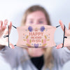 Oakdene Designs Face Mask 'Be Happy' Mantra Adult Face Mask With Filter