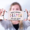 Oakdene Designs Face Mask 'Don't Worry, Be Happy' Adult Face Mask With Filter