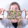 Oakdene Designs Face Mask Four Floral Patterned Adult Face Masks With 15 Designs