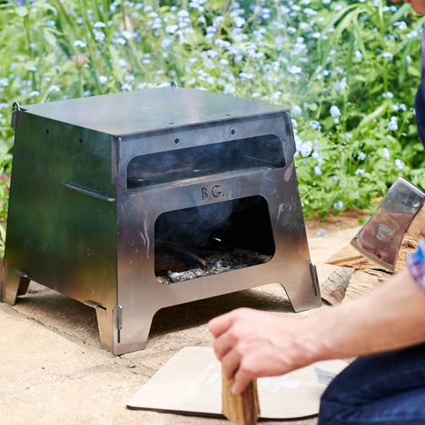 Oakdene Designs Fire Pit Personalised Slot Together Portable Pizza Oven