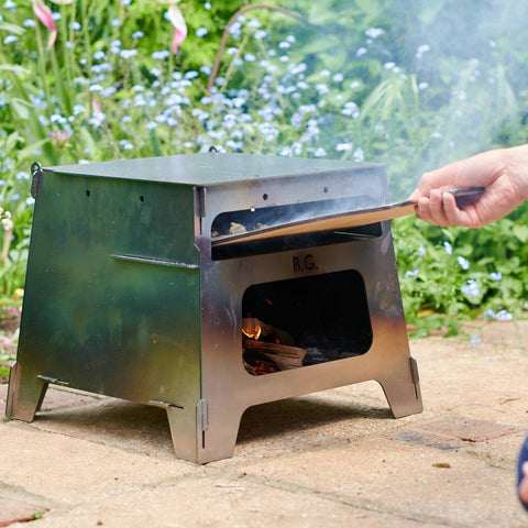 Oakdene Designs Fire Pit Personalised Slot Together Portable Pizza Oven