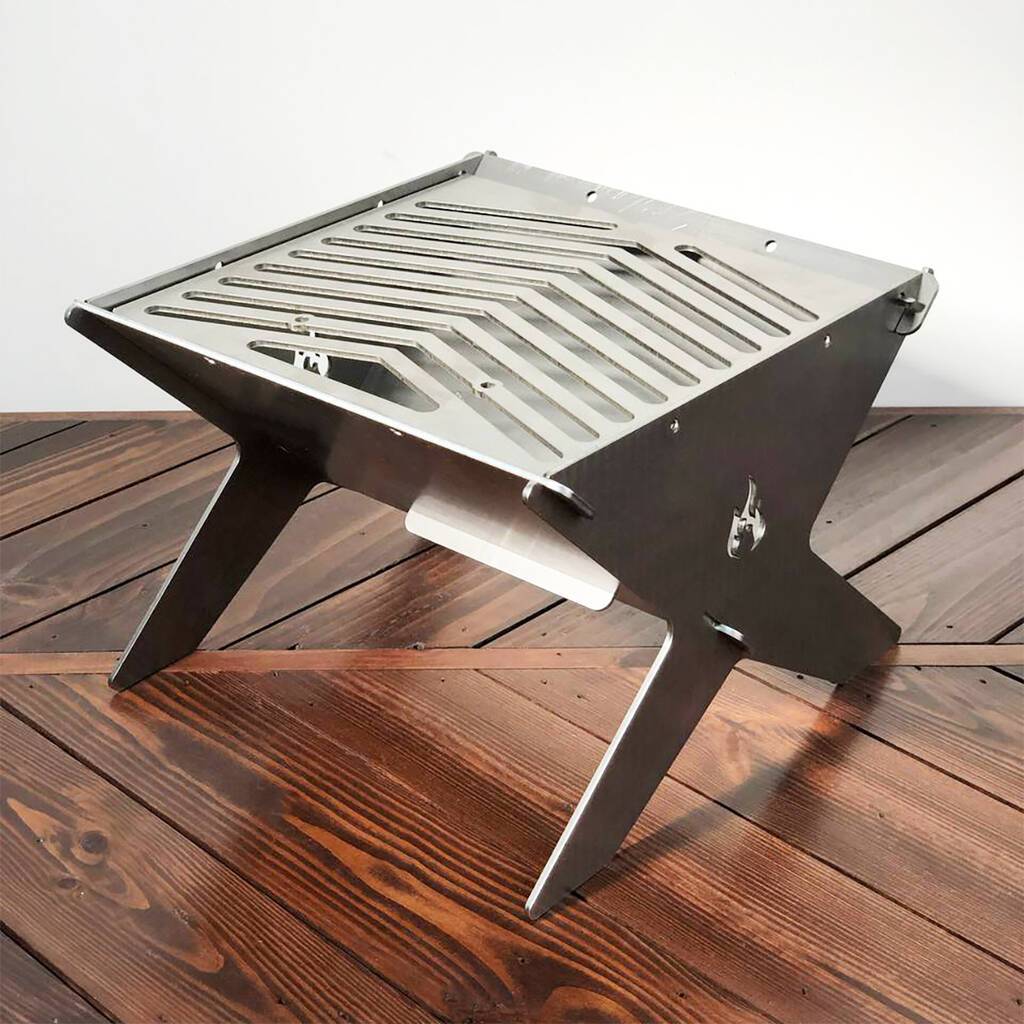Oakdene Designs Fire Pit Stainless Steel Grill Only For Slot Together Fire Pit