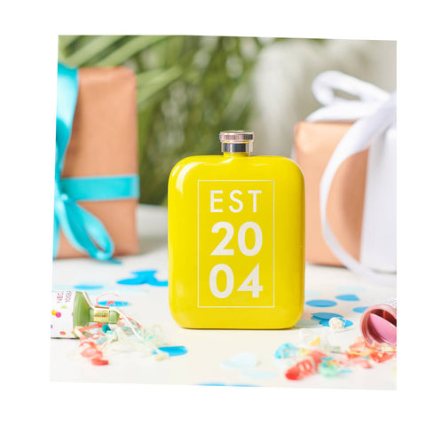 Oakdene Designs Food / Drink Personalised 21st Birthday Year Hip Flask