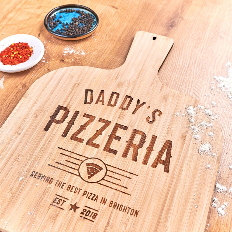 Oakdene Designs Food / Drink Personalised Bamboo Pizza Board