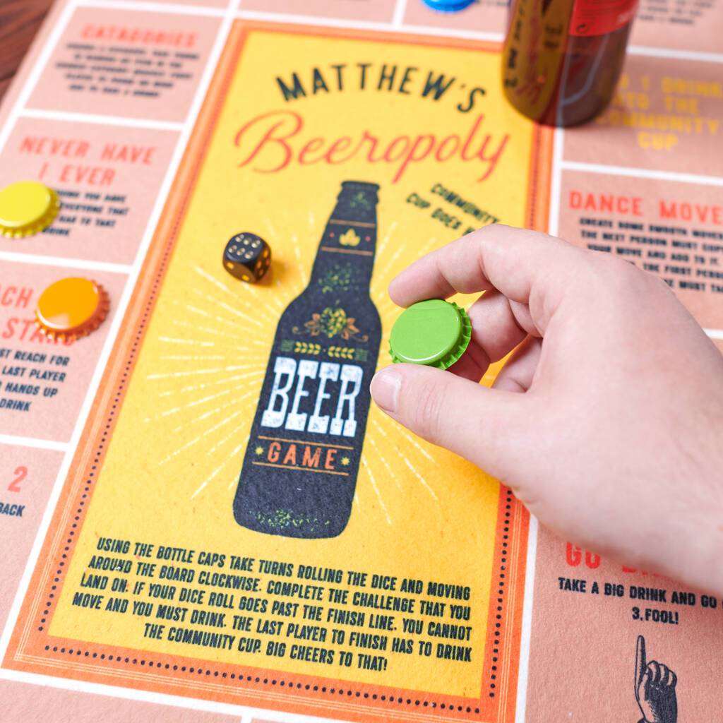 Oakdene Designs Food / Drink Personalised Beeropoly Beer Board Game