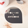 Oakdene Designs Food / Drink Personalised Couples Coffee Stencil