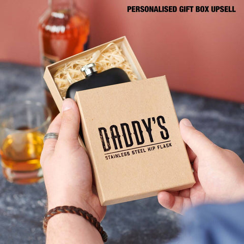 Oakdene Designs Food / Drink Personalised Gone Fishing Hip Flask