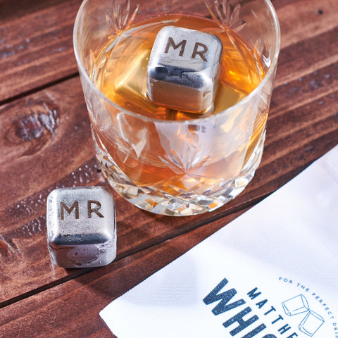 Oakdene Designs Food / Drink Personalised Metal Whisky Cubes
