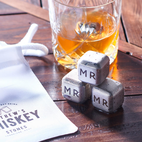 Oakdene Designs Food / Drink Personalised Metal Whisky Cubes